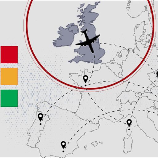 Which nations are on the UK government's 'safe' travel list and what does it mean for quarantine?