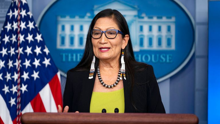 Interior Secretary Deb Haaland 