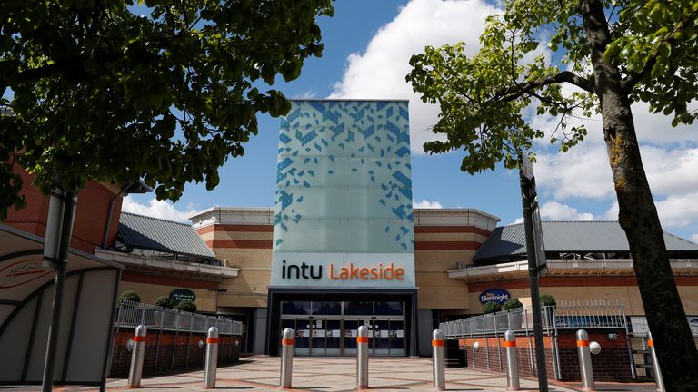 Lakeside shopping centre in Thurrock, Essex