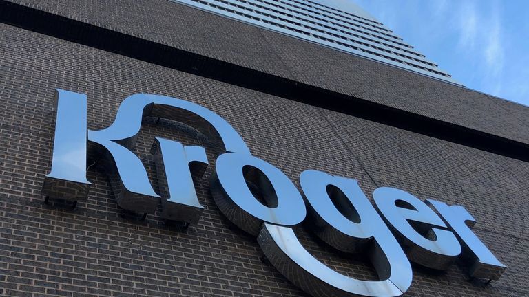 The Kroger supermarket chain's headquarters is shown in Cincinnati, Ohio, U.S., June 28, 2018