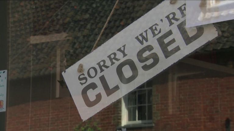 cafe closed sign businesses shut