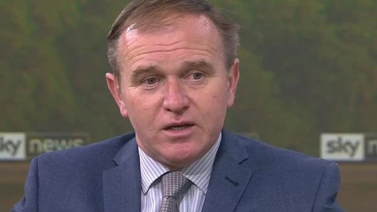 Environment secretary, George Eustice, has said the government can't completely rule out having to delay the easing of lockdown. 