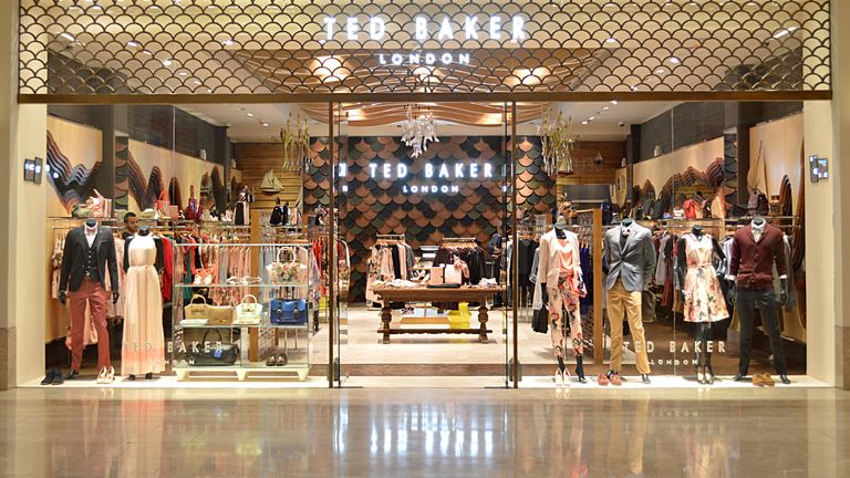 Ted Baker has 560 stores and concessions worldwide