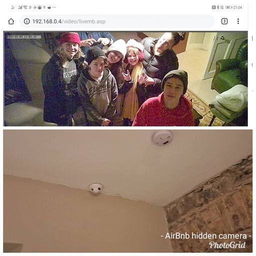 Family discovers hidden camera livestreaming in Airbnb