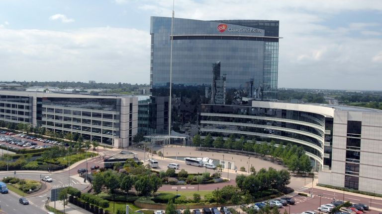 GSK's HQ is in Brentford in west London