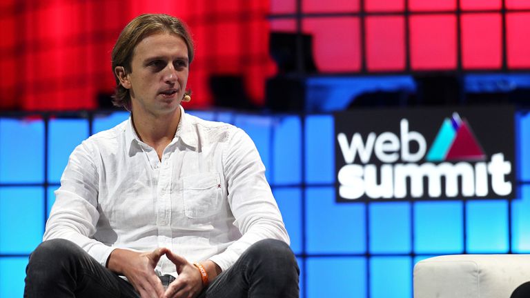 Revolut CEO, Nikolay Storonsky speaks at the Web Summit in Lisbon
Revolut CEO, Nikolay Storonsky speaks at the Web Summit in Lisbon, Portugal, November 7, 2019. REUTERS/Pedro Nunes