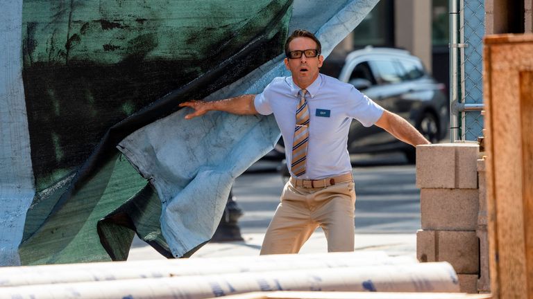 Ryan Reynolds as Guy in 20th Century Studios' Free Guy. Pic: Alan Markfield/ Twentieth Century Fox Film Corporation