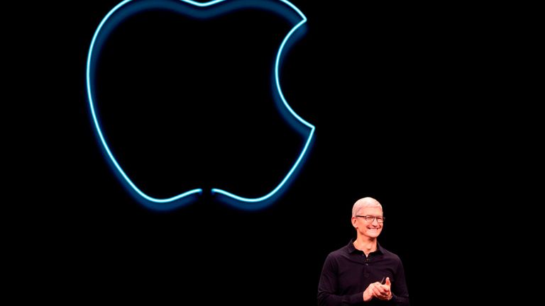 Apple CEO Tim Cook. The tech giant is one of Imagination Technology's most important customers