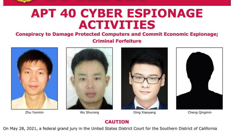 Wanted by the FBI: Chinese nationals named by US over hacking charges