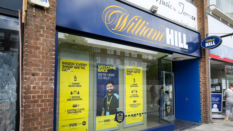 A William Hill betting shop