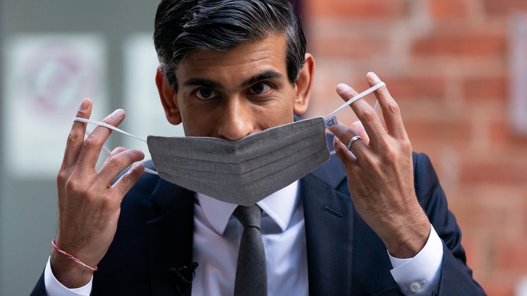 Chancellor of the Exchequer Rishi Sunak arrives at Wolverhampton Art Gallery, during a visit to Wolverhampton to mark the one-year anniversary of the Plan for Jobs. Picture date: Wednesday July 7, 2021.