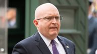 Acting US ambassador Philip T Reeker, arriving to attend a service of Thanksgiving and Rededication to commemorate the 81st Anniversary of the Battle of Britain at Westminster Abbey