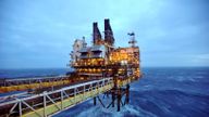 A section of the BP Eastern Trough Area Project (ETAP) oil platform is seen in the North Sea, around 100 miles east of Aberdeen in Scotland February 24, 2014. REUTERS/Andy Buchanan/pool/File Photo