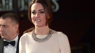 Catherine, Duchess of Cambridge, arrives at the UK Premiere of 'Mandela: Long Walk To Freedom' at the Odeon Leicester Square in London on Thursday Dec. 5, 2013 Pic: AP