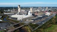  general view of the CF industries plant in Billingham, Britain September 22, 2021.