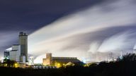 CF Industries fertiliser plant at Billingham near Middlesbrough, north east England. U