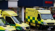 File photo dated 09/01/17 of ambulances outside the Accident and Emergency Department of the Royal Liverpool University Hospital. Self-harm admissions to hospital in England among teenage girls have more than tripled in the last decade, analysis of "alarming" NHS data has suggested.