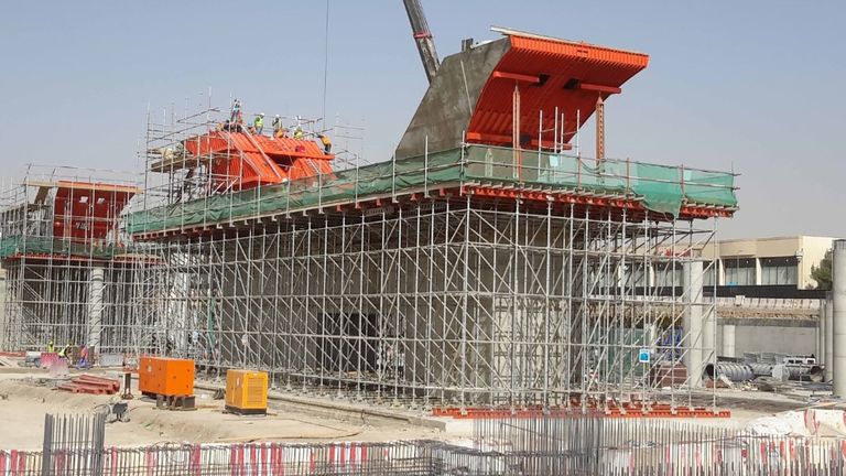 The company's recent contracts include work on the Riyadh metro system in Saudi Arabia. Pic: RMD