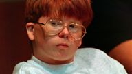 Aug. 11, 1994: Eric Smith is shown in Steuben County Court in Bath, N.Y., during his murder trial. Smith, who was 13 when he killed Derrick Robie, 4. Pic: AP