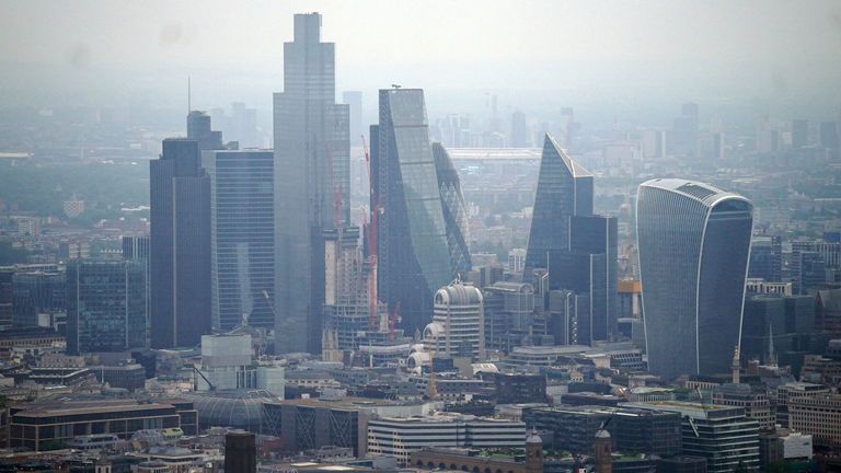 City of London skyline