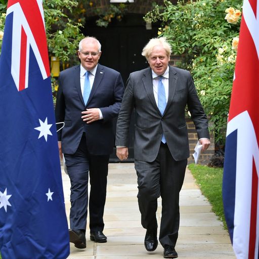 Ministers bowed to pressure to drop key climate commitments for UK trade deal with Australia