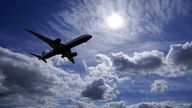 A plane lands on the southern runway at London Heathrow Airport. US and EU travellers who are fully vaccinated against coronavirus will be allowed to enter England and Scotland without the need to quarantine from Monday. Travellers will be required to take a pre-departure test, and a PCR test on or before the second day after their arrival. Picture date: Thursday July 29, 2021.