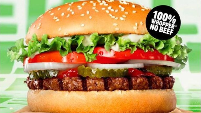 Burger King said the Rebel Whopper was '100% plant based'