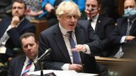 Boris Johnson in the House of Commons Pic: UK Parliament/Jessica Taylor