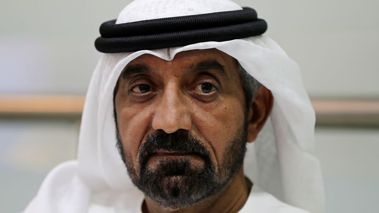 Sheikh Ahmed bin Saeed Al Maktoum is president of the UAE's Department of Civil Aviation in addition to CEO of Emirates. Pic: AP