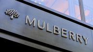 File photo dated 14/8/2013 of the Mulberry store in Knightsbridge, central London. 