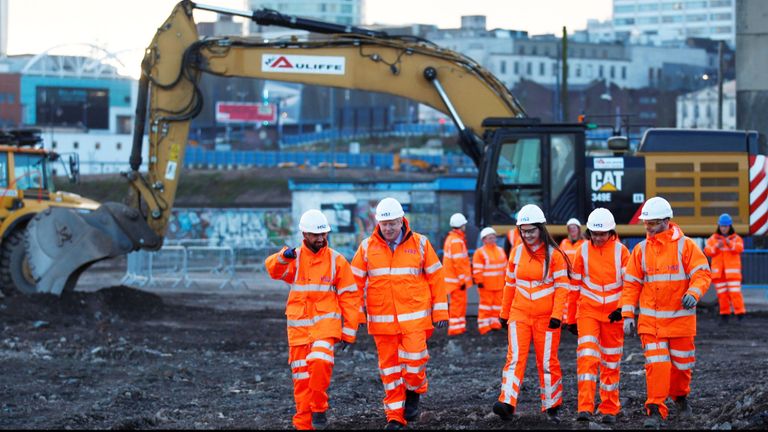 The prime minister says the announcement on rail links in the North is the greatest thing to happen 'this century' 