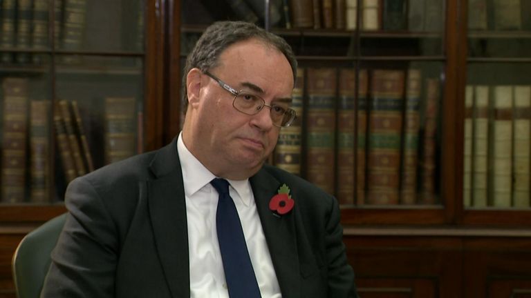 Andrew Bailey - Bank of England governor