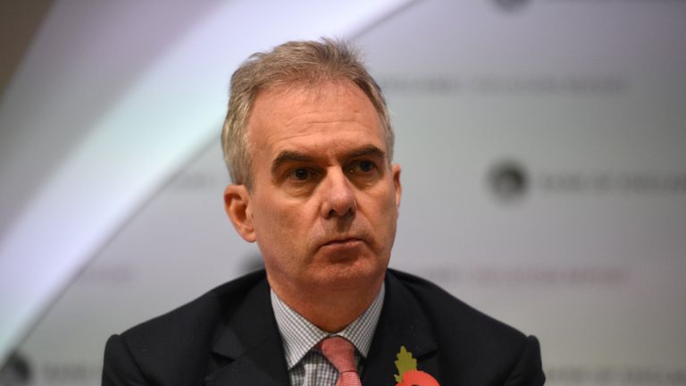 Bank of England Deputy Governor Ben Broadbent attends a Bank of England news conference, in the City of London, Britain November 1, 2018.