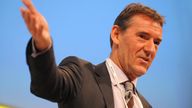 Chairman of Goldman Sachs Asset Management Jim O'Neill speaks at the CBI conference, at the Grosvenor House hotel, in central London.
