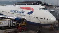  Hong Kong, China - September 24, 2013: British Airways