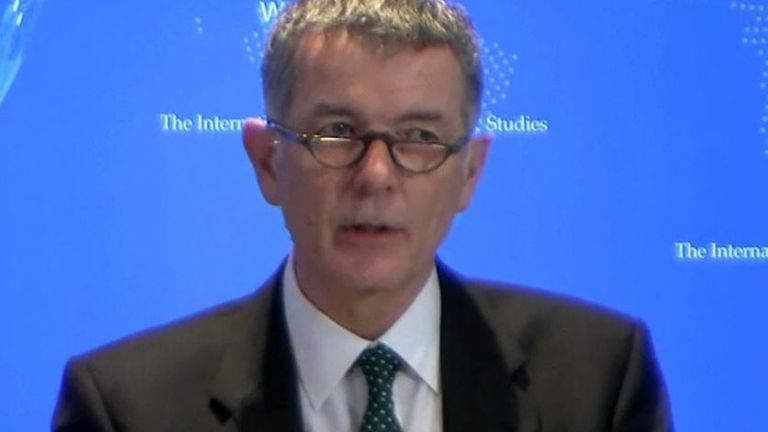 Sir Richard Moore says a threat from China is his organisation's 'highest priority' 