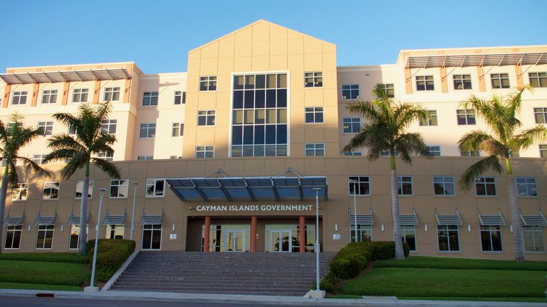 The Cayman Islands government building is seen in George Town 20/12/2012