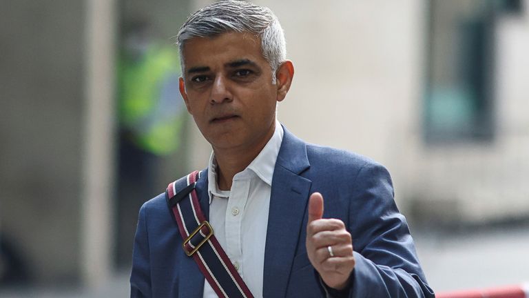 London Mayor Sadiq Khan 