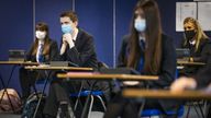 File photo dated 15/03/21 of students during an English Literature class as some local authority secondary schools face "significant" financial pressures and have cut staffing or altered the support provided to pupils with special educational needs, a spending watchdog has found.

