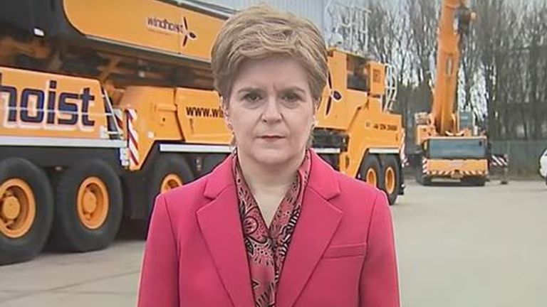 Nicola Sturgeon told Sky News the projects will deliver 'massive economic benefits'