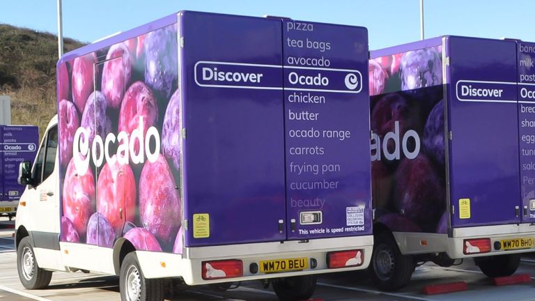 Ocado vans