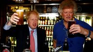 Boris Johnson and Tim Martin