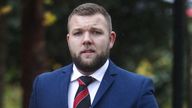 Birmingham-based Pc Declan Jones arriving at Coventry Magistrates' Court where he has been charged with a string of common assaults.
Read less
Picture by: Steve Parsons/PA Archive/PA Images
Date taken: 18-Nov-2020