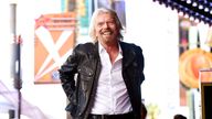 Sir Richard Branson takes the stage during a ceremony to award him a star on the Hollywood Walk of Fame, Tuesday, Oct. 16, 2018, in Los Angeles. (Photo by Chris Pizzello/Invision/AP)