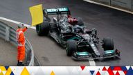 Formula One F1 - Russian Grand Prix - Sochi Autodrom, Sochi, Russia - September 26, 2021 Mercedes' Lewis Hamilton after winning the race REUTERS/Anton Vaganov