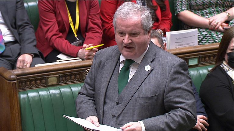 SNP Ian Blackford called on the Prime Minister to scrap the planned rise in National Insurance