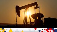 FILE PHOTO: An oil pump jack pumps oil in a field near Calgary