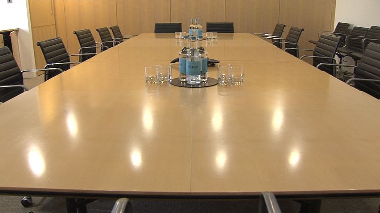 A typical boardroom