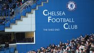 File photo dated 18-05-2021 of Chelsea fans in the stands stands during the Premier League match at Stamford Bridge, London. Roman Abramovich has been sanctioned by the UK Government, freezing the Russian-Israeli billionaire’s planned sale of Chelsea.Chelsea will be given a special licence to continue operation, but the sale of the Stamford Bridge club is now on hold. Issue date: Thursday March 10, 2022.

