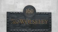 The Wolseley is located on Piccadilly in central London